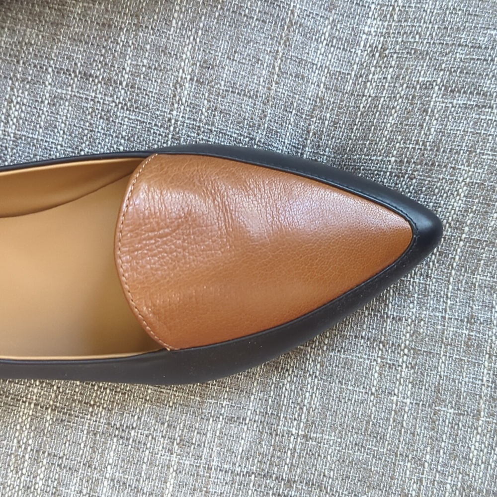 Everlane New Black  Leather Women's Loafers Oxfords Size 8 - 8.5 - Picture 2 of 6